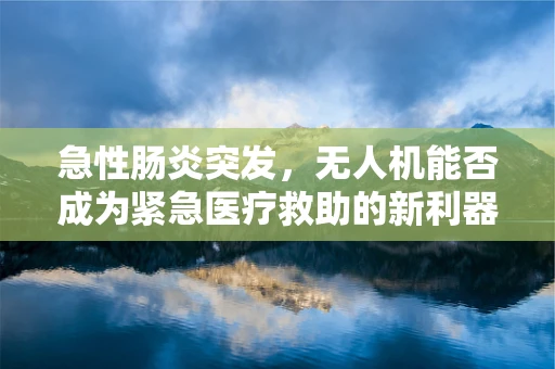急性肠炎突发，无人机能否成为紧急医疗救助的新利器？