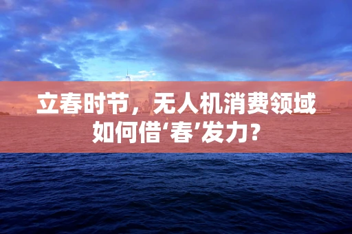 立春时节，无人机消费领域如何借‘春’发力？