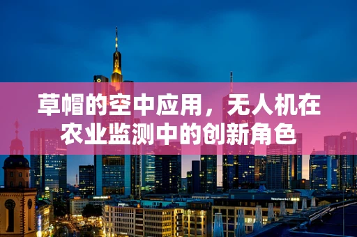 草帽的空中应用，无人机在农业监测中的创新角色