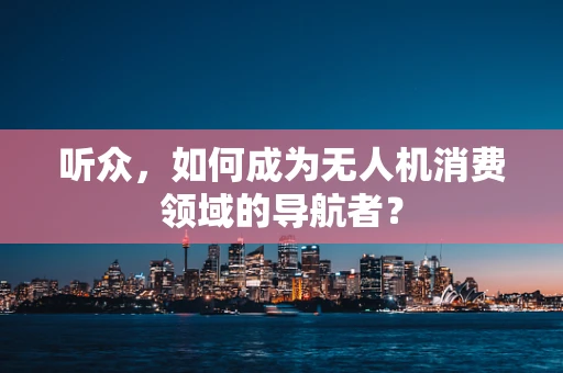 听众，如何成为无人机消费领域的导航者？