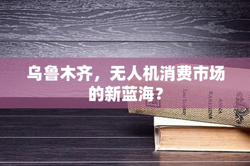 乌鲁木齐，无人机消费市场的新蓝海？