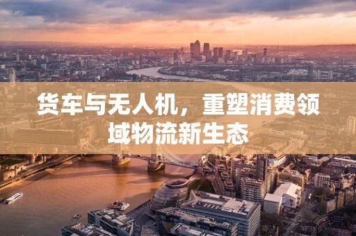 货车与无人机，重塑消费领域物流新生态