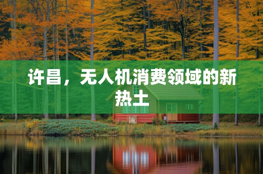 许昌，无人机消费领域的新热土