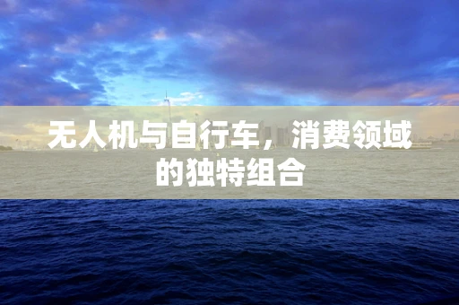 无人机与自行车，消费领域的独特组合