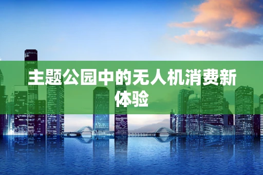 主题公园中的无人机消费新体验