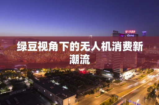 绿豆视角下的无人机消费新潮流