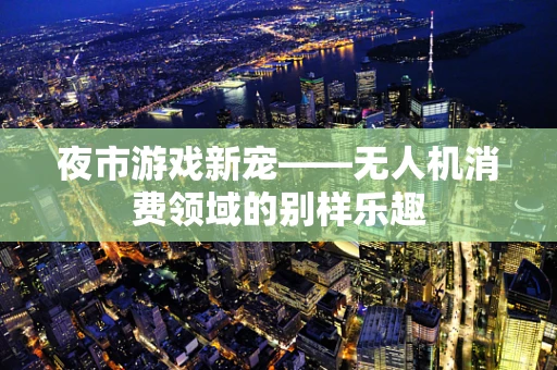 夜市游戏新宠——无人机消费领域的别样乐趣