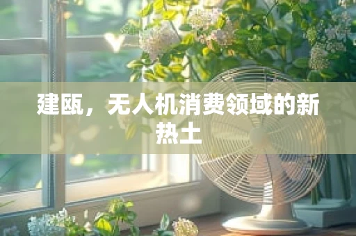 建瓯，无人机消费领域的新热土