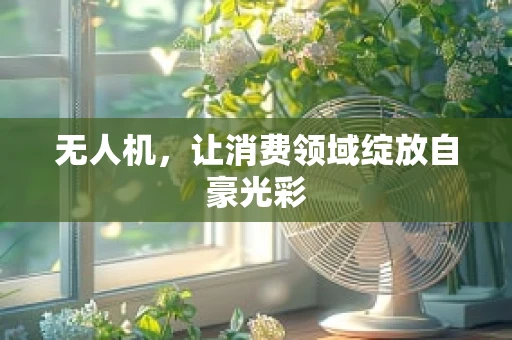 无人机，让消费领域绽放自豪光彩