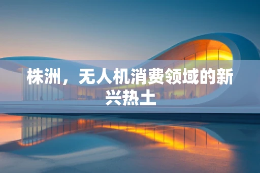 株洲，无人机消费领域的新兴热土