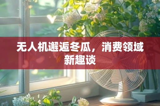 无人机邂逅冬瓜，消费领域新趣谈