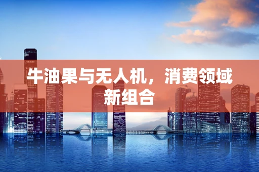 牛油果与无人机，消费领域新组合