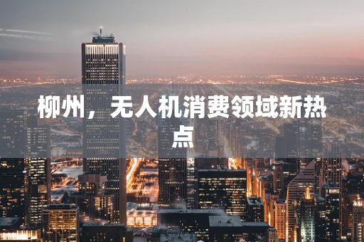 柳州，无人机消费领域新热点