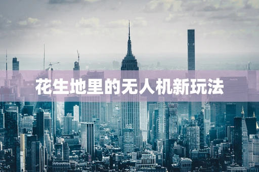 花生地里的无人机新玩法
