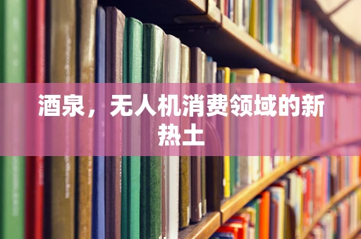 酒泉，无人机消费领域的新热土