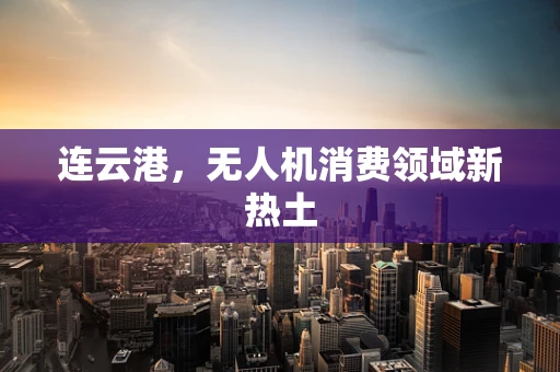连云港，无人机消费领域新热土