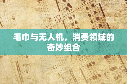 毛巾与无人机，消费领域的奇妙组合