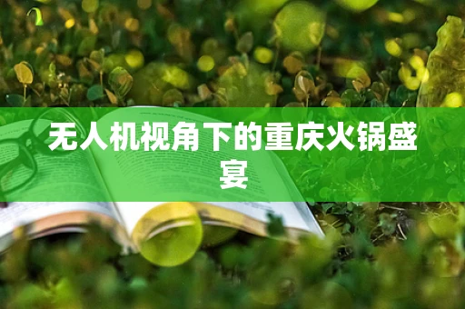 无人机视角下的重庆火锅盛宴