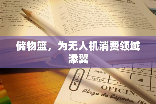 储物篮，为无人机消费领域添翼