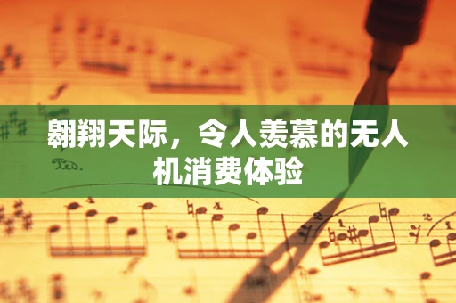 翱翔天际，令人羡慕的无人机消费体验