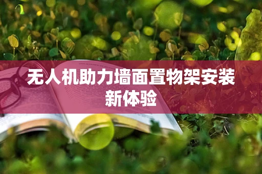 无人机助力墙面置物架安装新体验