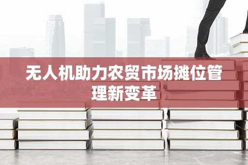 无人机助力农贸市场摊位管理新变革